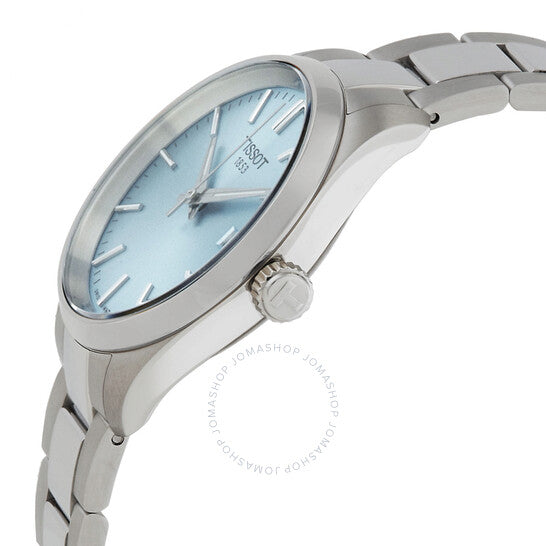 Tissot, PR 100 Quartz Ice Blue Dial Ladies Watch