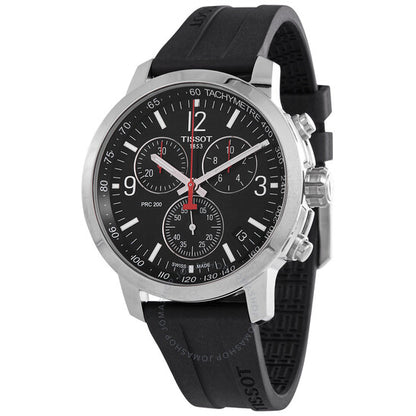 Tissot, PRC 200 Chronograph Quartz Black Dial Men's Watch