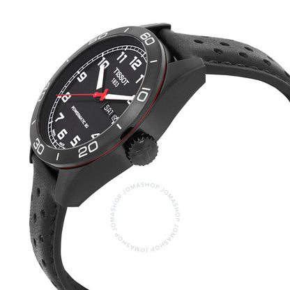 ساعة تيسوت PRS 516 أوتوماتيكية للرجال بمينا أسود