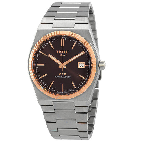 Tissot, PRX Automatic Brown Dial Men's Watch