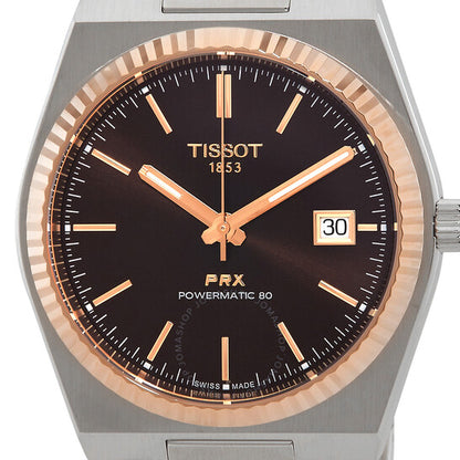 Tissot, PRX Automatic Brown Dial Men's Watch
