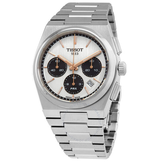 Tissot, PRX Chronograph Automatic White Dial Men's Watch