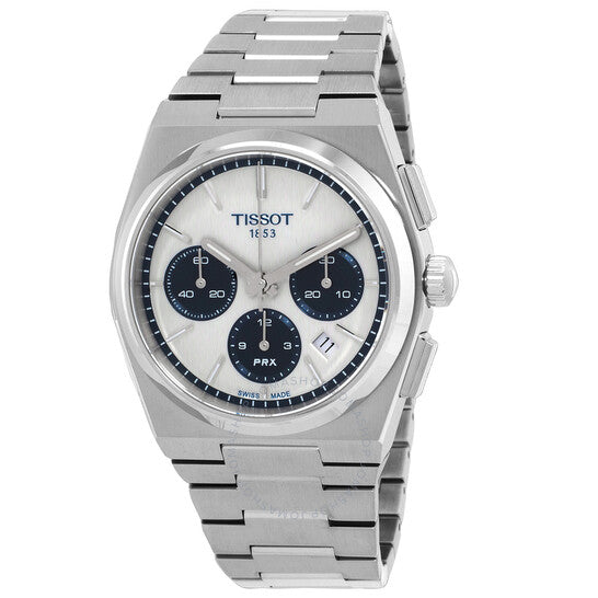 Tissot, PRX Chronograph Automatic White Dial Men's Watch
