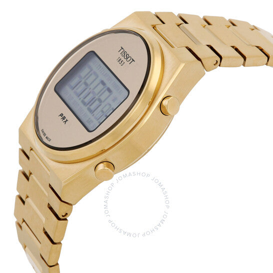 Tissot, PRX Digital Quartz Gold Dial Men's Watch