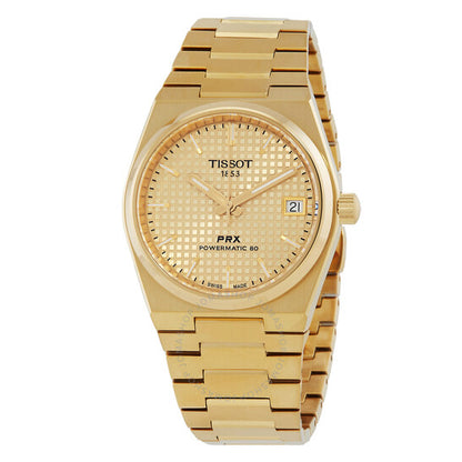 Tissot, PRX Powermatic 80 Automatic Champagne Dial Ladies Watch