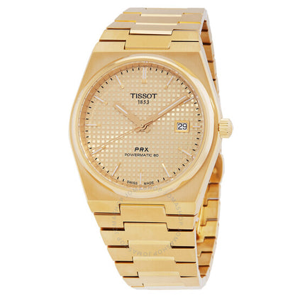 Tissot, PRX Powermatic 80 Automatic Champagne Dial Men's Watch