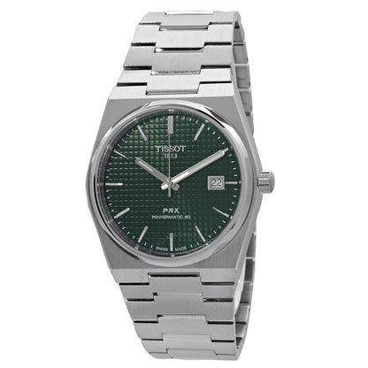 Tissot, PRX Powermatic 80 Automatic Green Dial Men's Watch