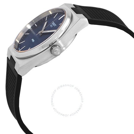 ساعة تيسوت PRX كوارتز للرجال بمينا أزرق