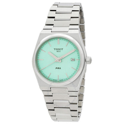 Tissot, PRX Quartz Light Green 35mm Dial Ladies Watch