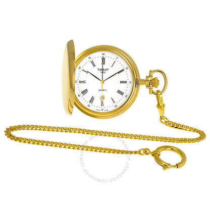 Tissot, Savonnette White Dial Pocket Watch