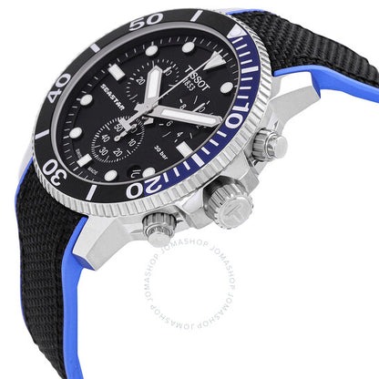 Tissot, Seastar 1000 Chronograph Quartz Black Dial Men's Watch
