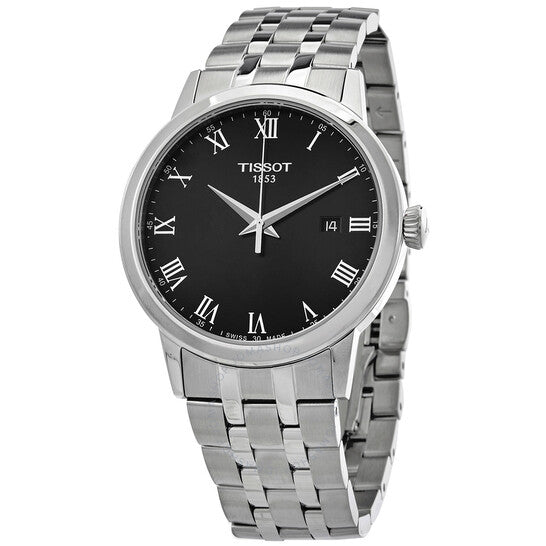 Tissot, T-Classic Quartz Black Dial Men's Watch