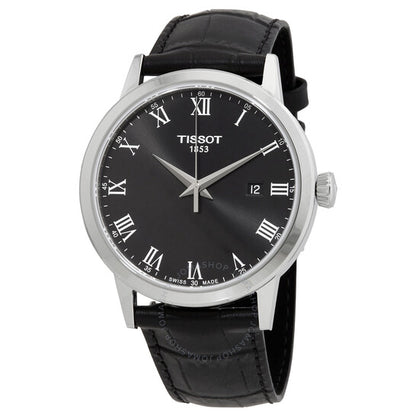 Tissot, T-Classic Quartz Black Dial Men's Watch