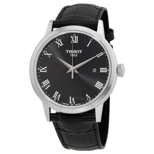 Tissot, T-Classic Quartz Black Dial Men's Watch