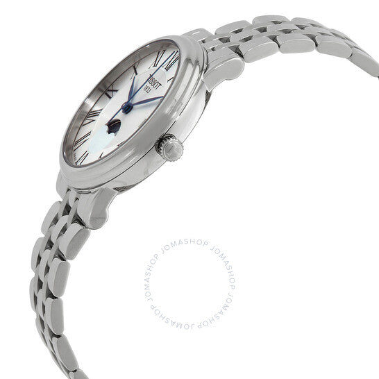 ساعة تيسو تي-كلاسيك كوارتز كارسون بريميوم ليدي مون فيز