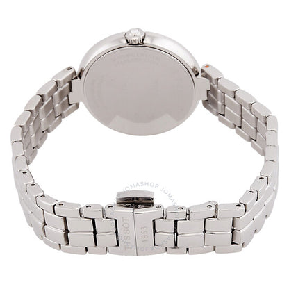 ساعة تي-ليدي كوارتز نسائية من تيسوت، بمينا وردي مرصعة بالألماس