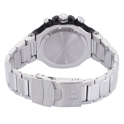 ساعة تيسو تي-ريس كرونوغراف كوارتز للرجال بمينا فضي