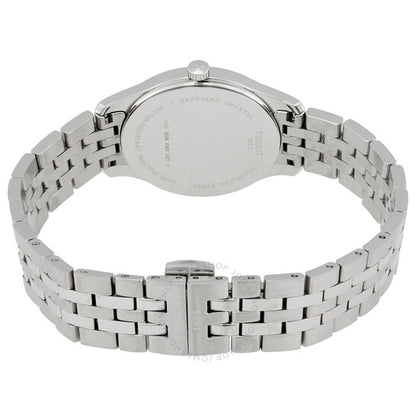 ساعة تيسوت تراديشن 5.5 كوارتز بمينا زرقاء للسيدات