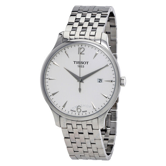 Tissot, Tradition Silver Dial Stainless Steel Men's Watch T0636101103700
