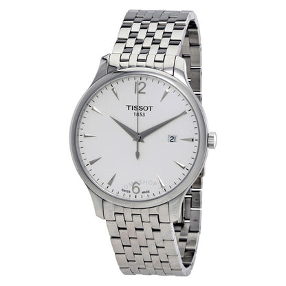 Tissot, Tradition Silver Dial Stainless Steel Men's Watch T0636101103700