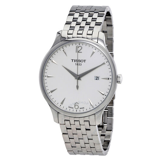 Tissot, Tradition Silver Dial Stainless Steel Men's Watch T0636101103700