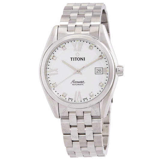 Titoni, Airmaster Automatic White Dial Men's Watch