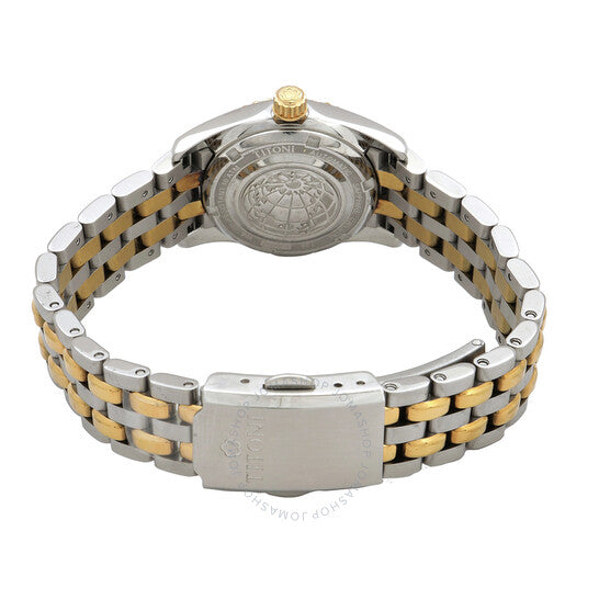 ساعة تيتوني كوزمو أوتوماتيكية للسيدات بمينا أبيض