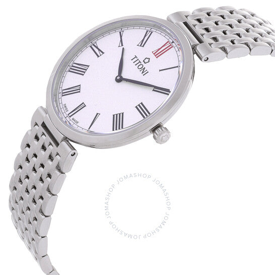 Titoni, Slenderline Quartz Silver Dial Men's Watch