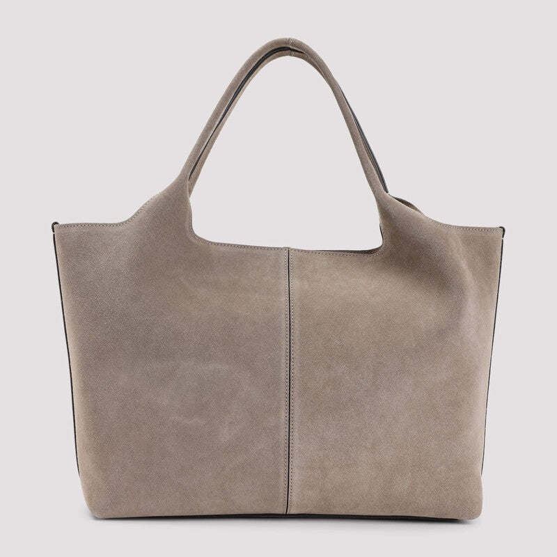 Tod'S Small To Medium Suede Shopping Bag