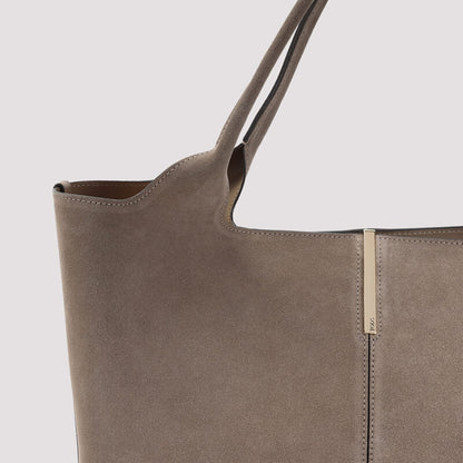Tod'S Small To Medium Suede Shopping Bag