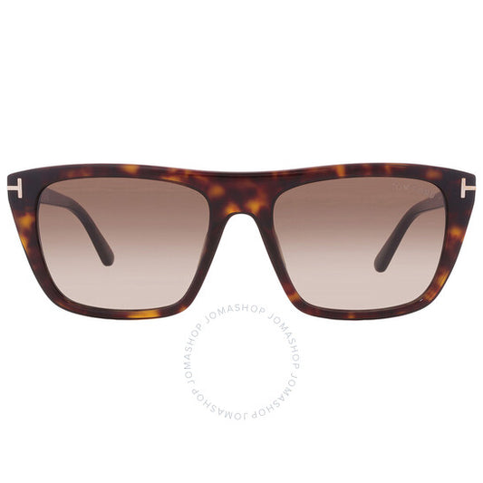 نظارات شمسية توم فورد أسلان سموك جرادينت للرجال بتصميم مربع