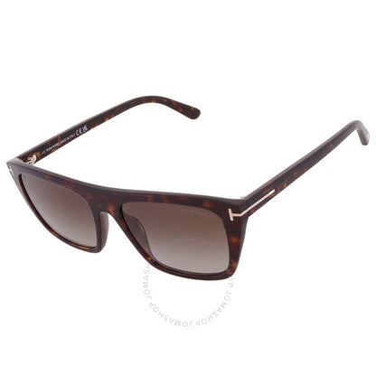 نظارات شمسية توم فورد أسلان سموك جرادينت للرجال بتصميم مربع