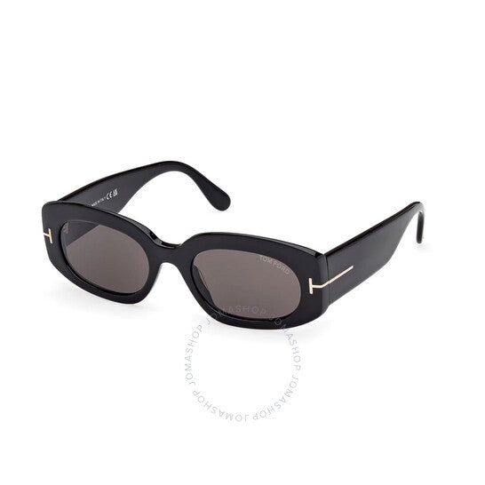 Tom Ford, Cielle Smoke Oval Ladies Sunglasses