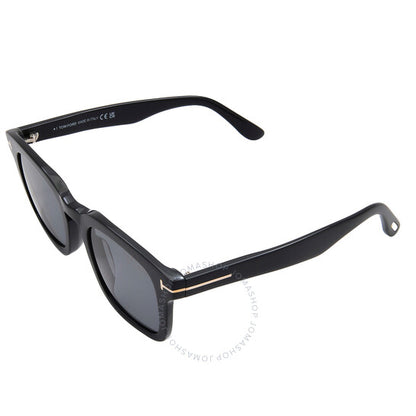 نظارات شمسية رجالية مربعة مستقطبة من توم فورد، داكس، لون دخاني