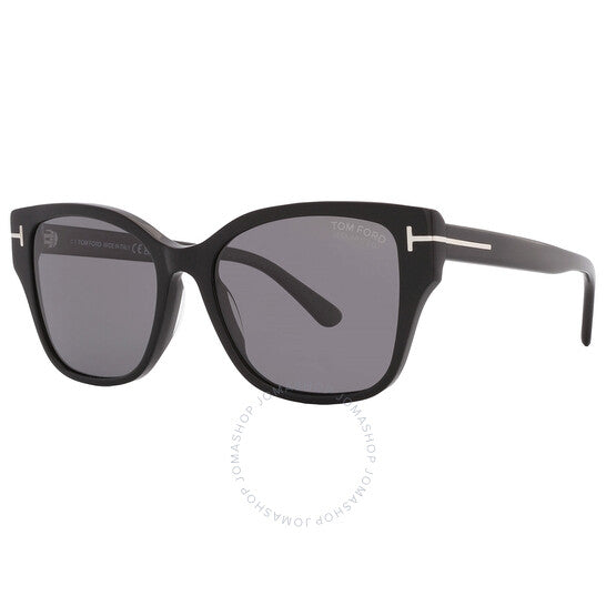 نظارات شمسية نسائية من توم فورد، إلسا، بتصميم فراشة دخانية مستقطبة