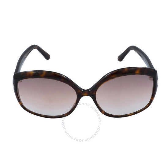 Tom Ford, Chiara Brown Gradient Butterfly Ladies Sunglasses