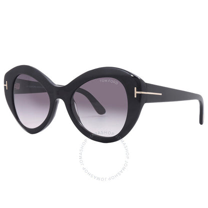 توم فورد، نظارة شمسية نسائية Guinevere Smoke Gradient Butterfly