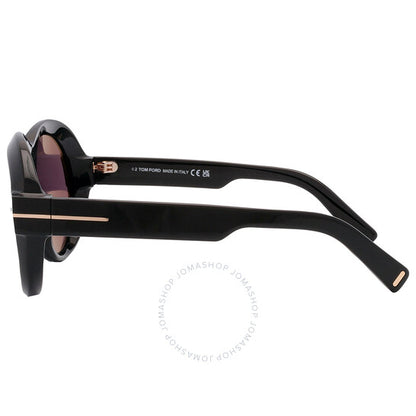 نظارات شمسية نسائية بيضاوية من توم فورد، إنجر سموك