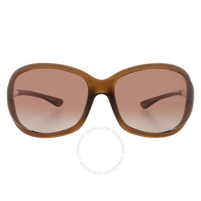Tom Ford, Jennifer Brown Gradient Oval Ladies Sunglasses