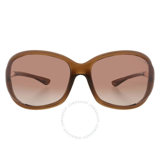 Tom Ford, Jennifer Brown Gradient Oval Ladies Sunglasses