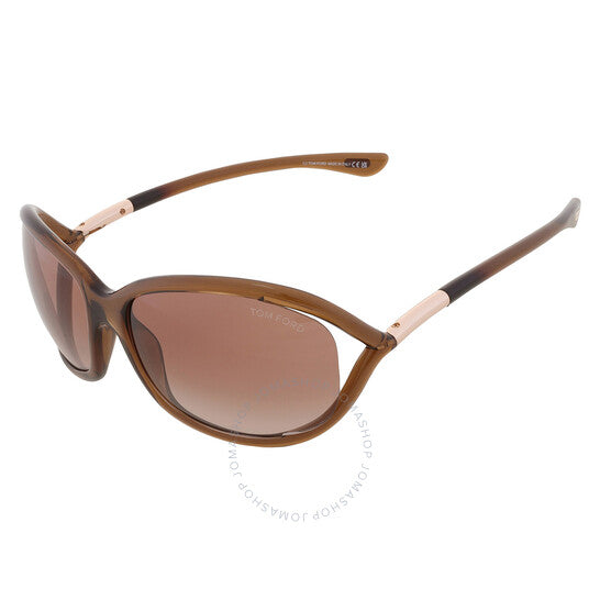 Tom Ford, Jennifer Brown Gradient Oval Ladies Sunglasses