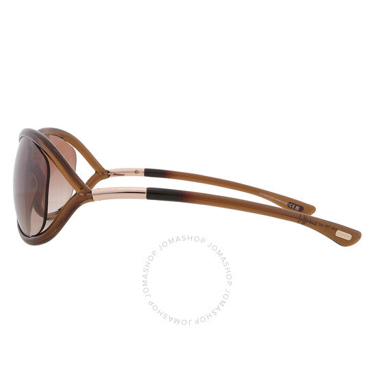 Tom Ford, Jennifer Brown Gradient Oval Ladies Sunglasses