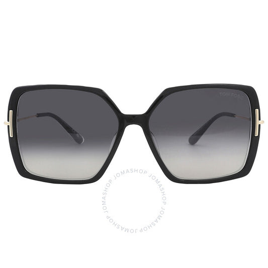 Tom Ford, Joanna Smoke Gradient Butterfly Ladies Sunglasses