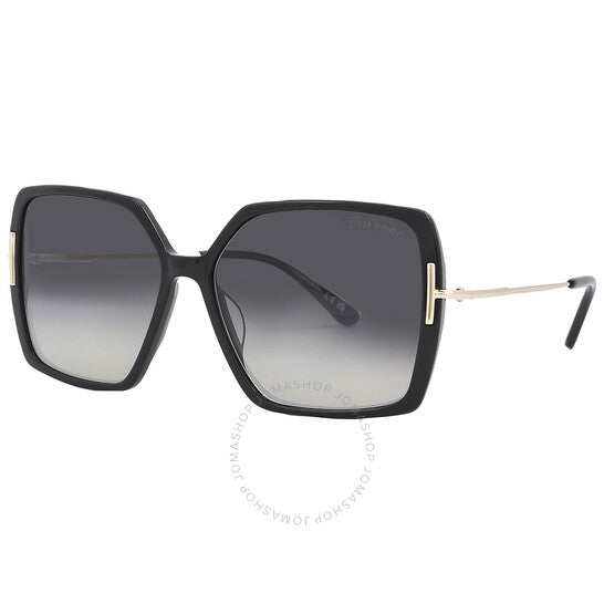 Tom Ford, Joanna Smoke Gradient Butterfly Ladies Sunglasses