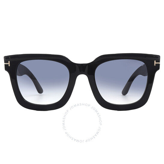 Tom Ford, Leigh Smoke Gradient Square Ladies Sunglasses