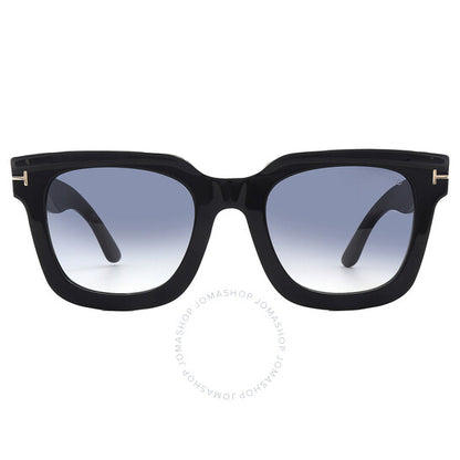 Tom Ford, Leigh Smoke Gradient Square Ladies Sunglasses