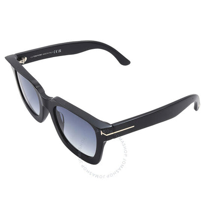 Tom Ford, Leigh Smoke Gradient Square Ladies Sunglasses