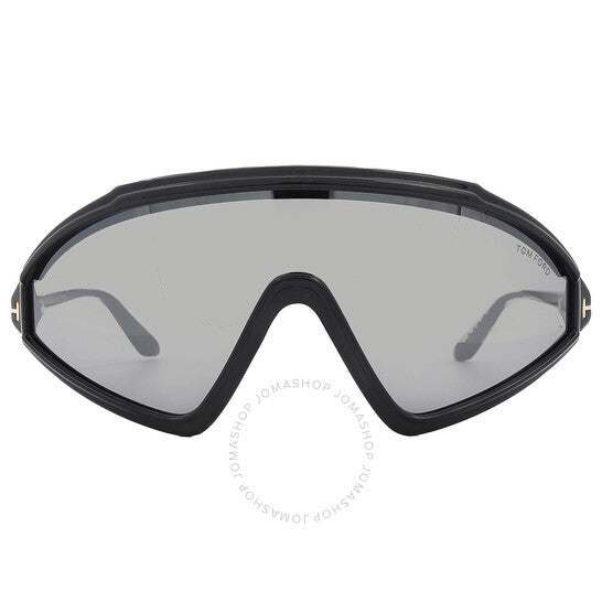 Tom Ford, Lorna Smoke Mirror Shield Men's Sunglasses