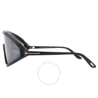 Tom Ford, Lorna Smoke Mirror Shield Men's Sunglasses