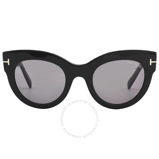 Tom Ford, Lucilla Smoke Mirror Cat Eye Ladies Sunglasses